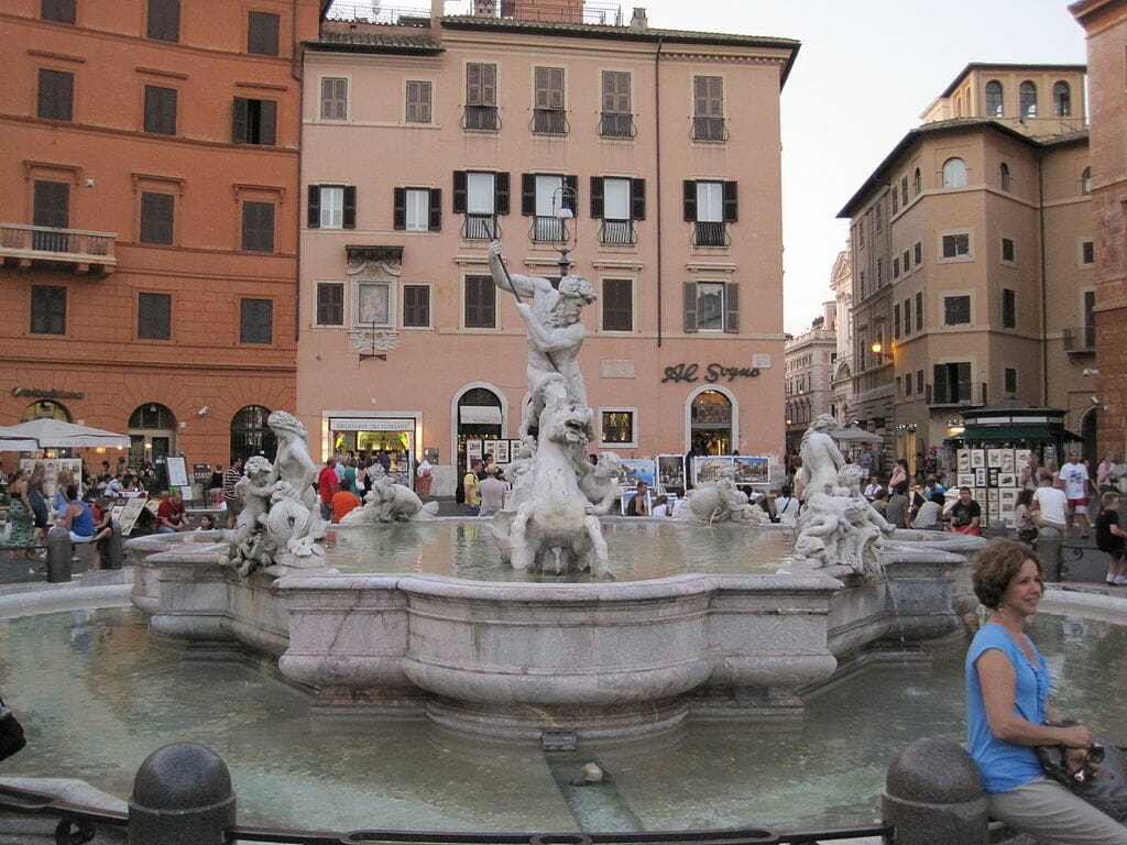 decouvrir piazza Navona Fontaine de Neptune