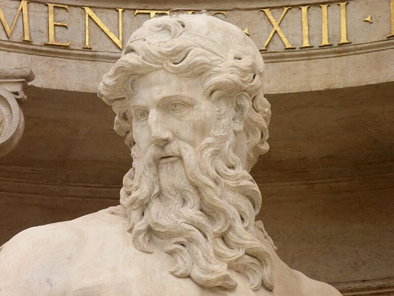 dieu de la fontaine de trevi