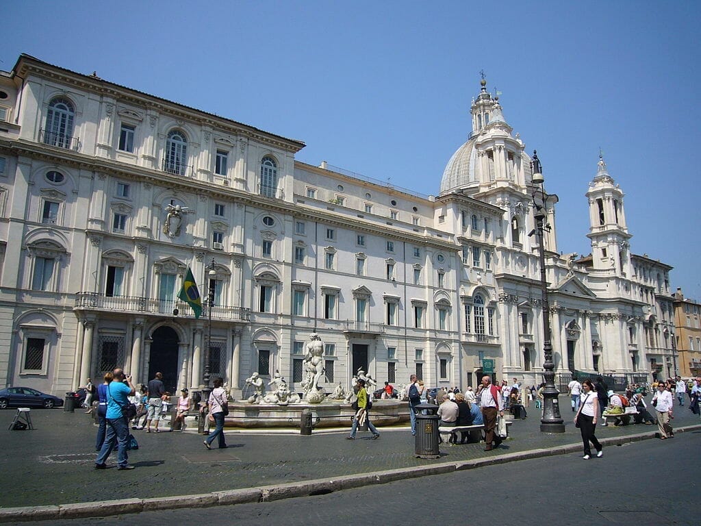visite piazza Navona eglise Sainte Agnes en Agone