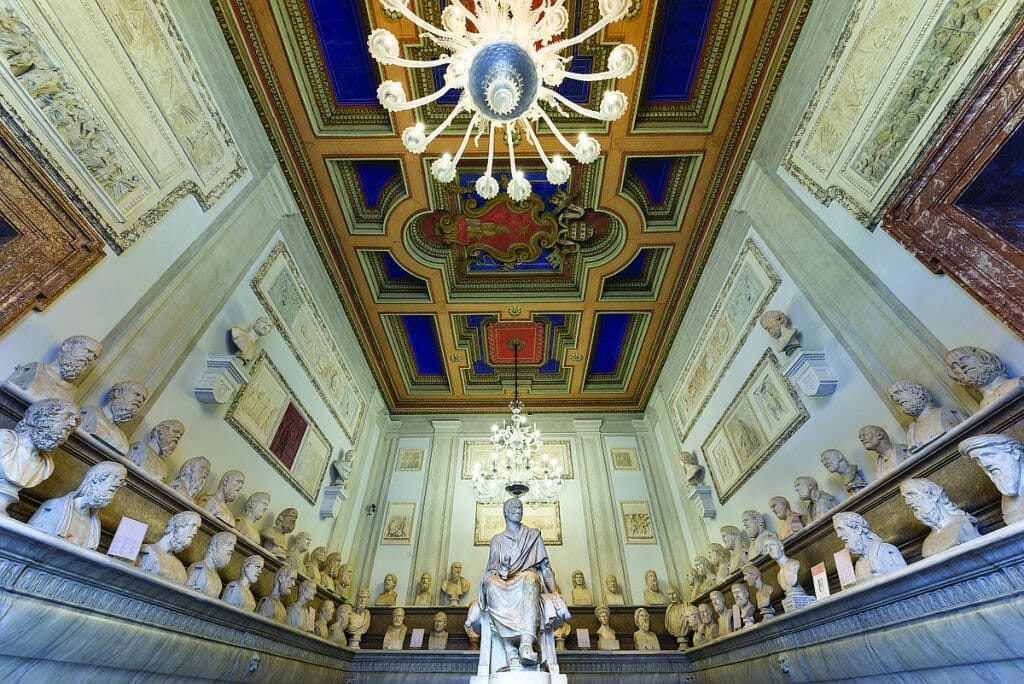 visiter les musees du capitole rome salle philosophes