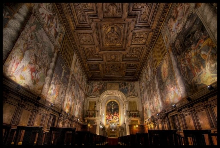 visite de la chapelle sixtine plafond rome