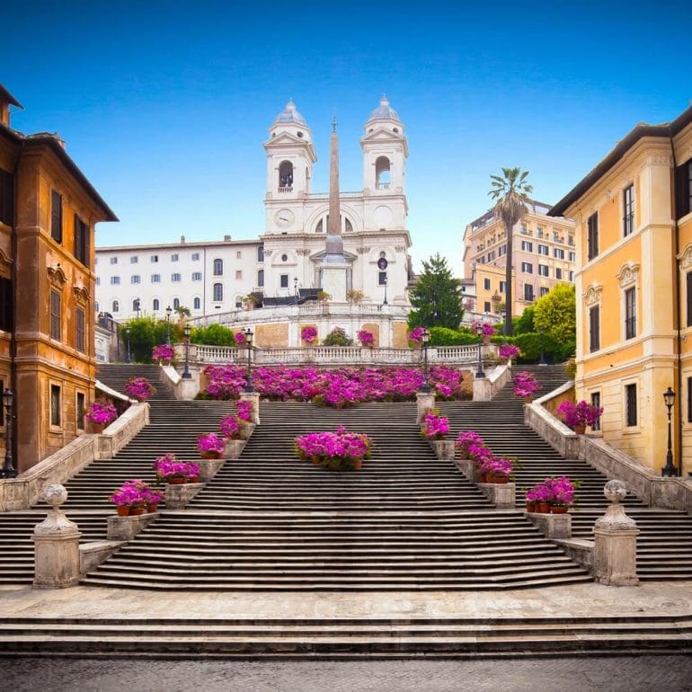 visite place espagne rome escaliers