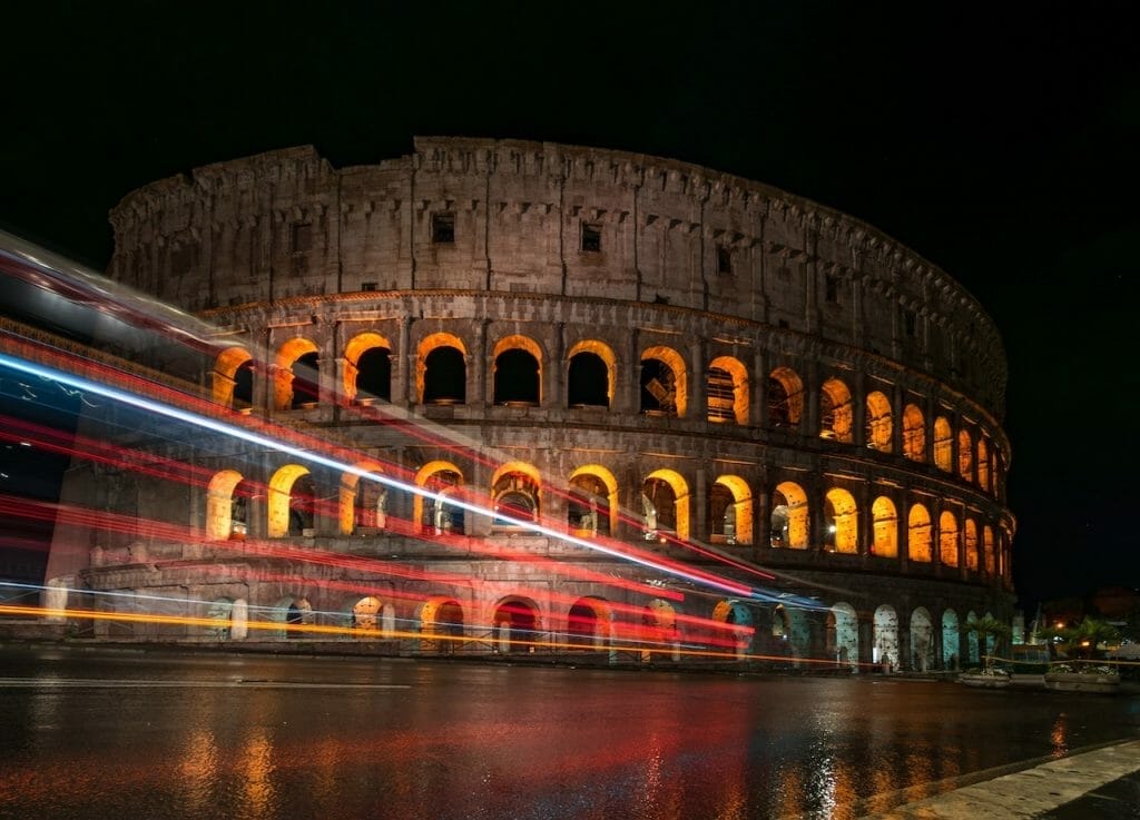 ou sortir a rome colisee de nuit