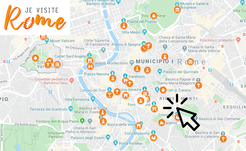 jevisiterome.fr map interactive rome