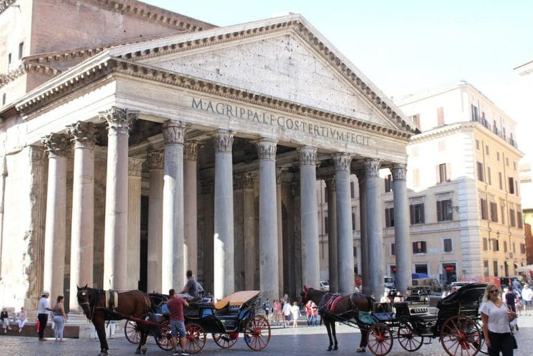 pantheon visite guidee rome francais