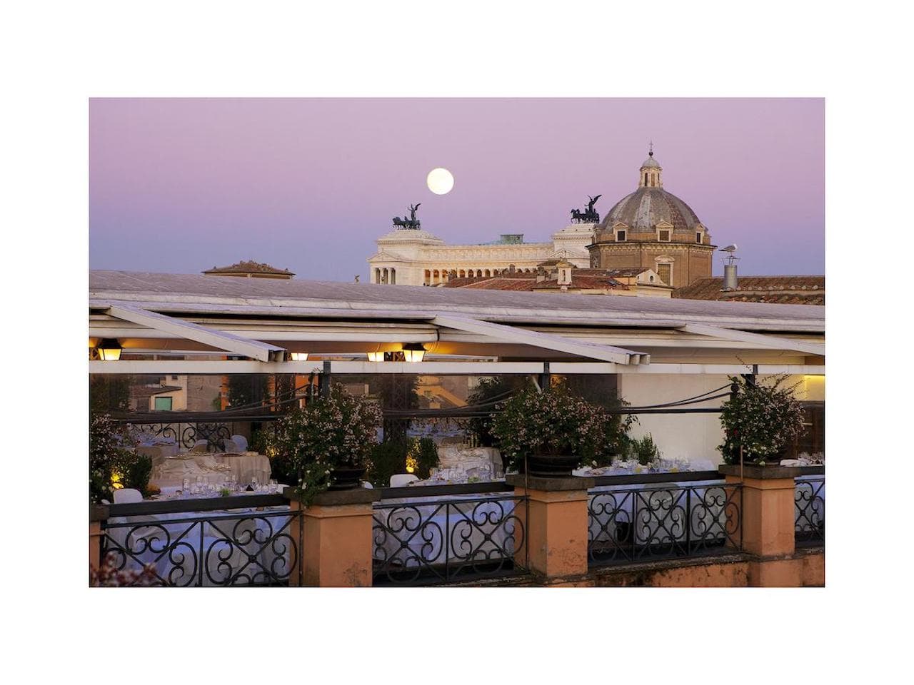 bar terrasse rome minerva roof garden