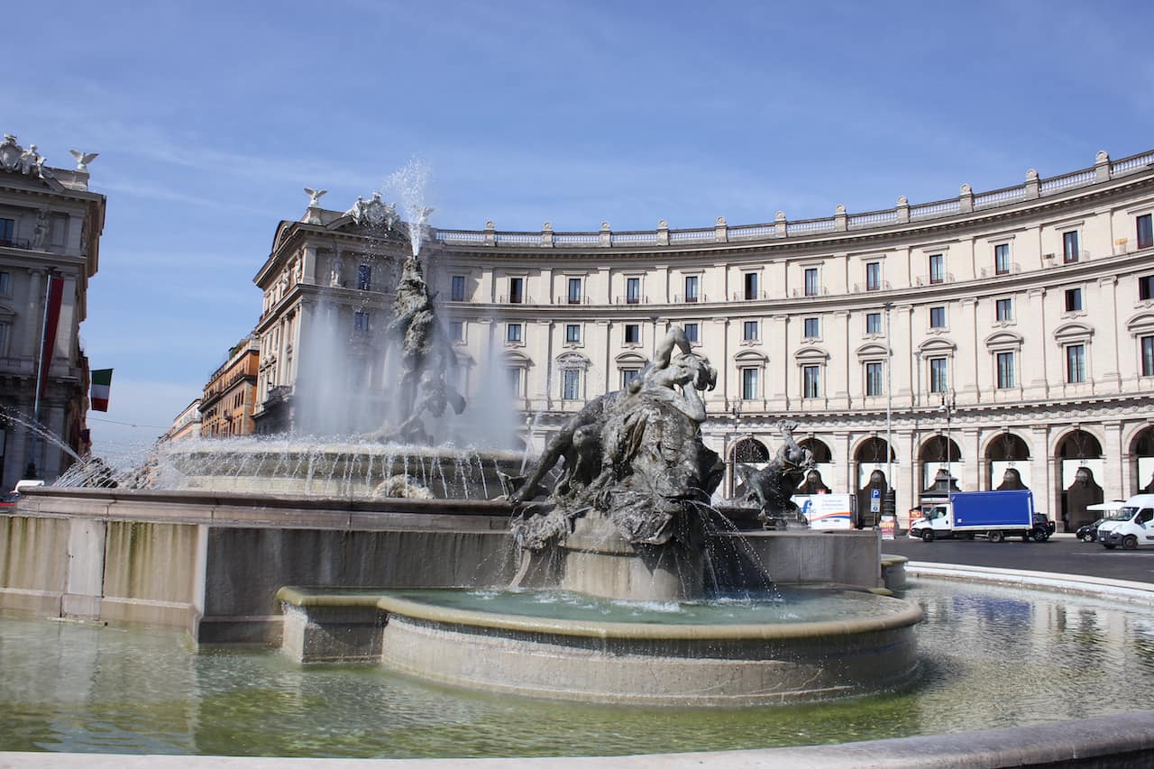 piazza della repubblica place de rome