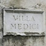 Plaque Villa Médicis Rome Plaque Villa Médicis Rome