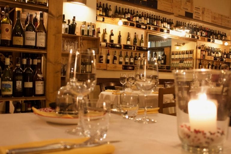 Contrario Vineria con-cucina restaurant rome decembre