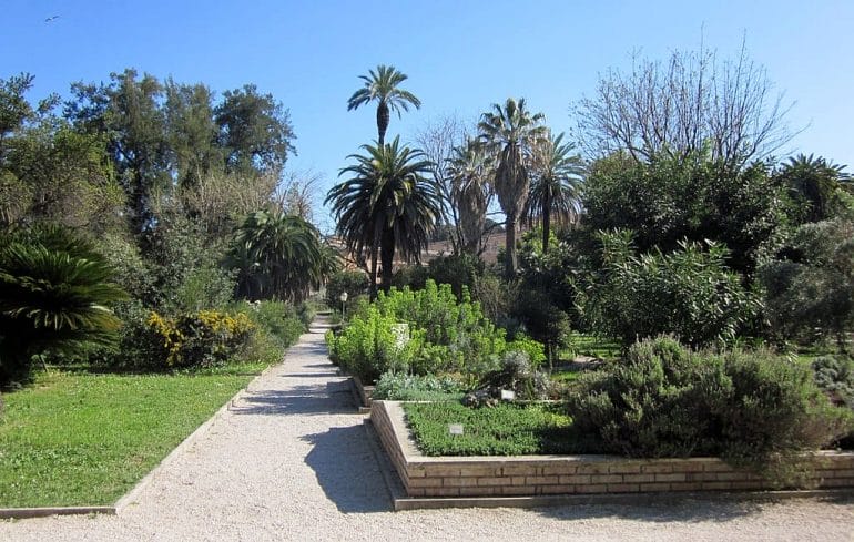 jardins botaniques rome visiter