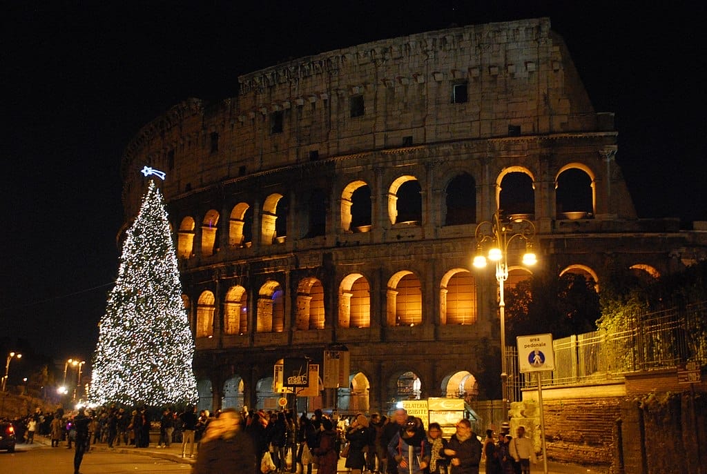 marche noel rome colisee
