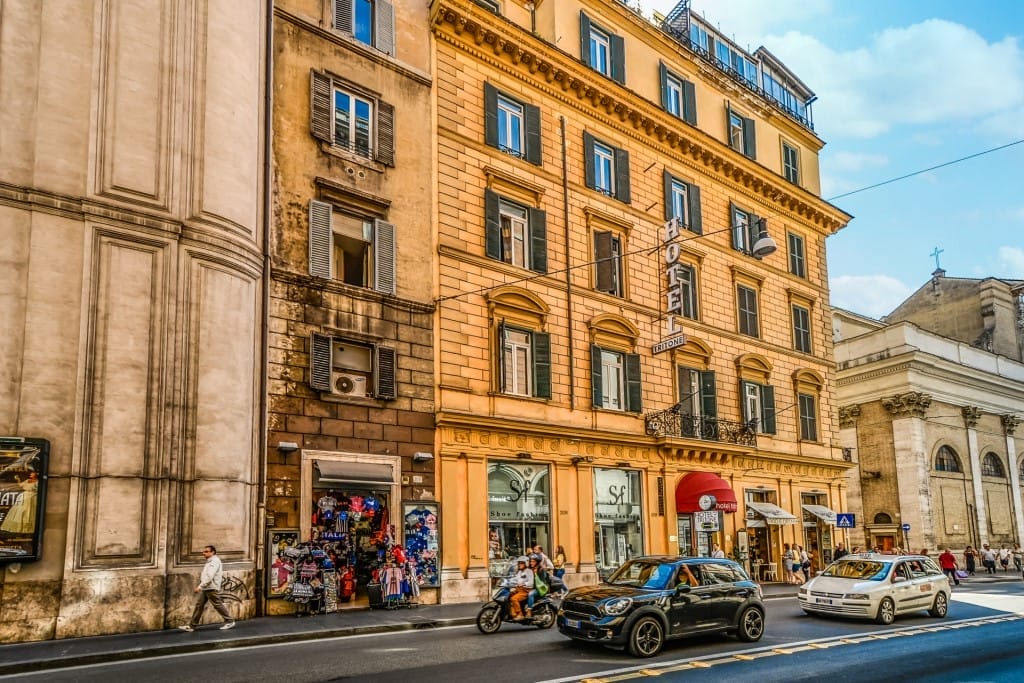 milan rome voiture