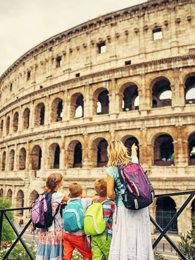 Visiter Rome avec des enfants
