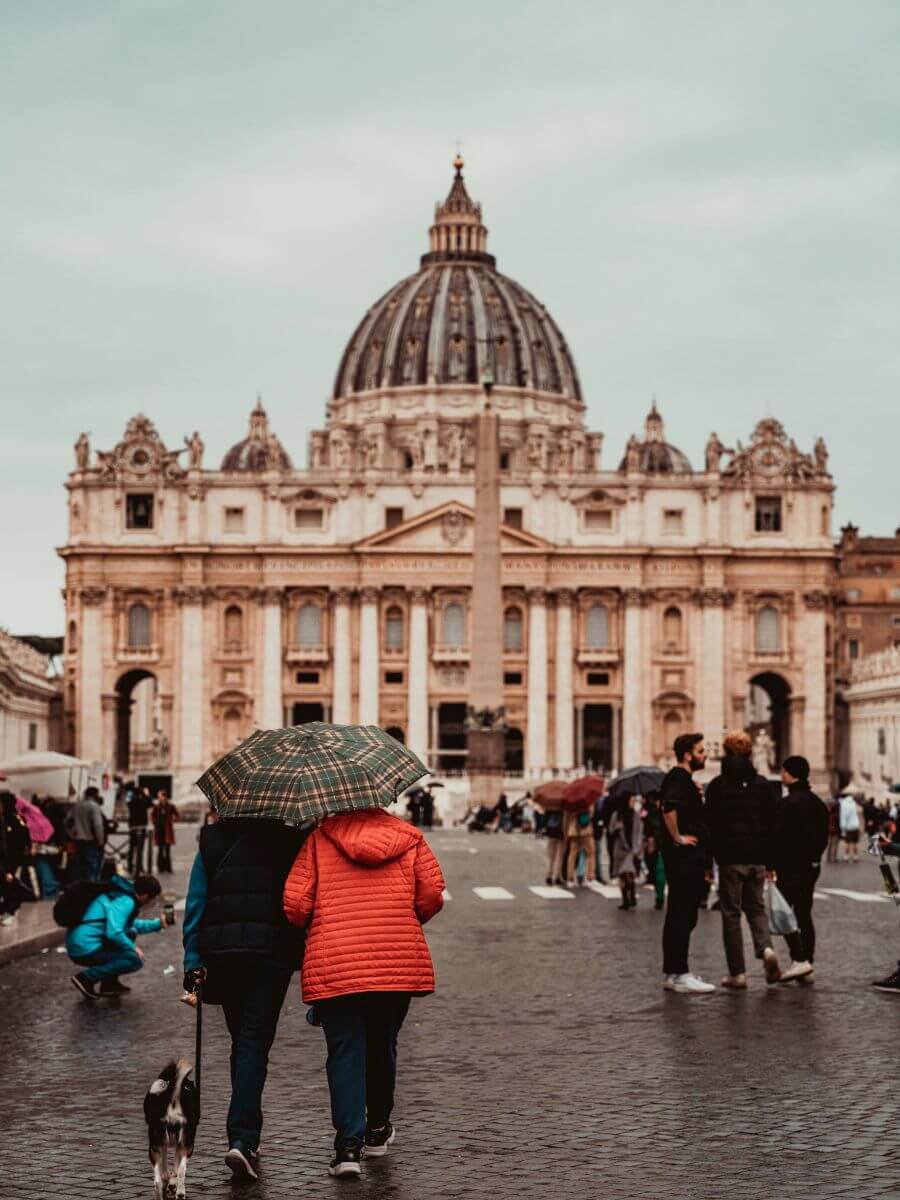 de Rome un jour de pluie
