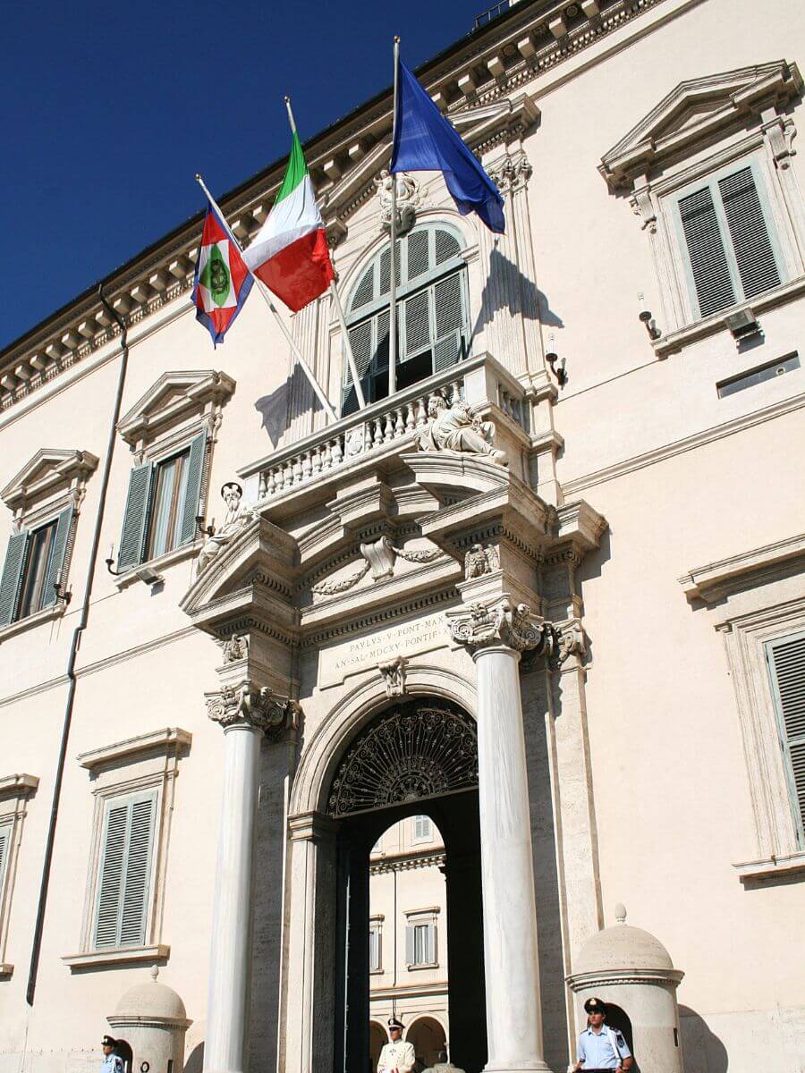 Quirinal Palaca in Rome